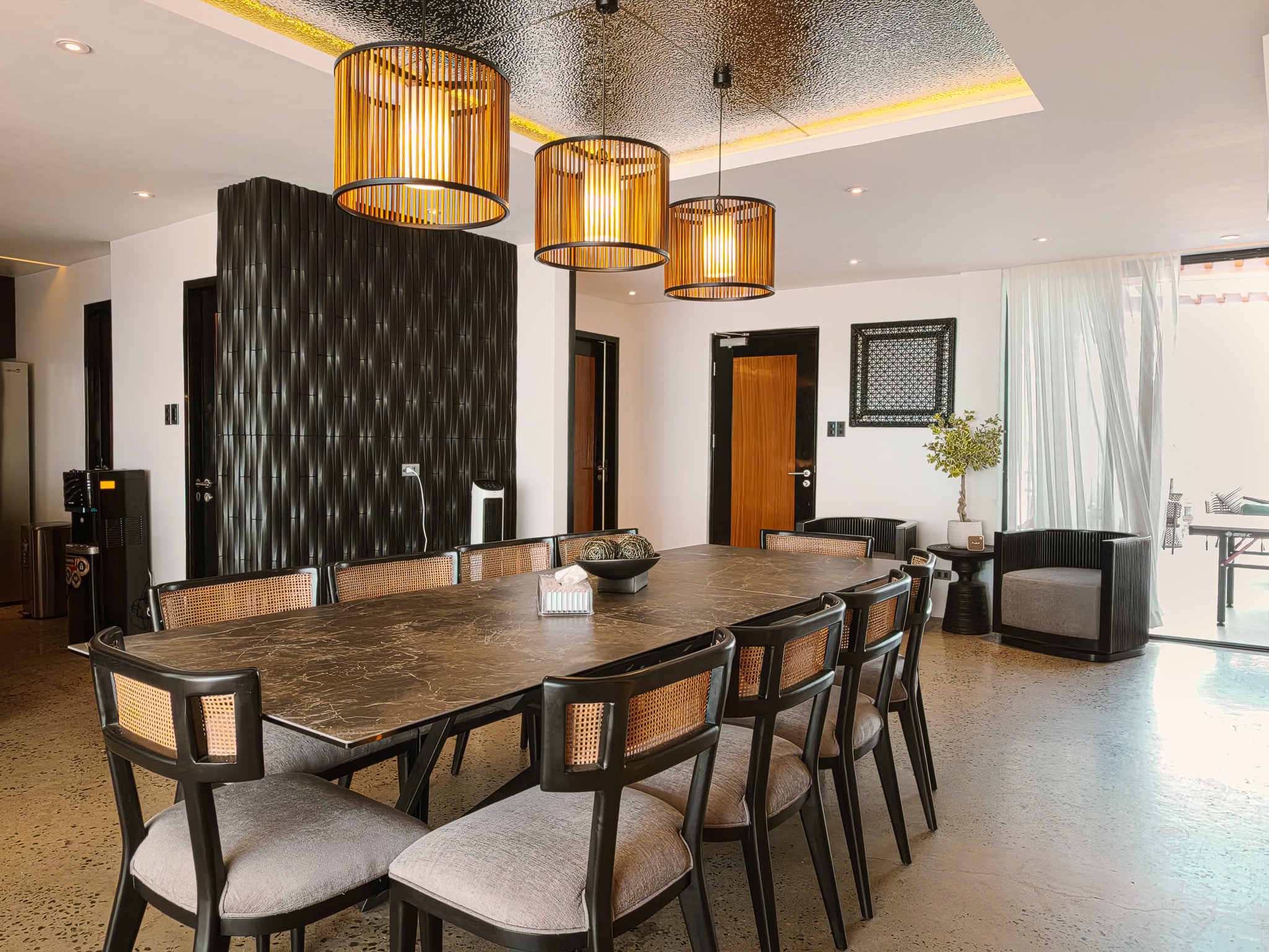 Black Villa Interior