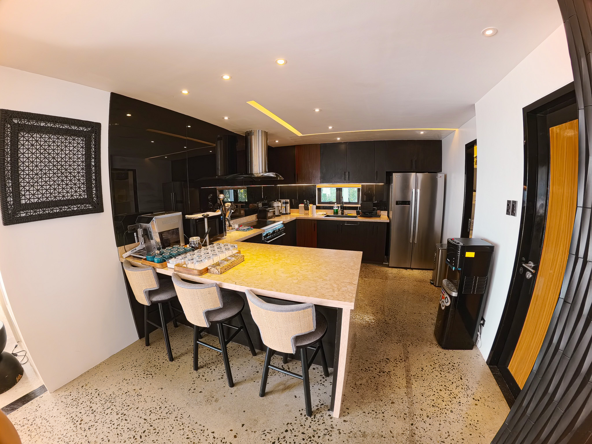 Black Villa Interior